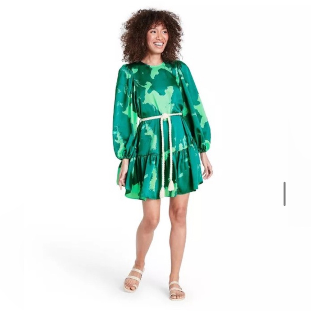 Alexis x Target Rope Belt Tiered Dress - Size S